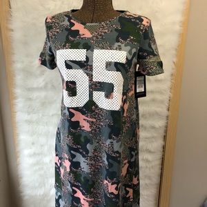 A Multicolor Camo Dress
